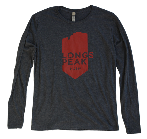 Longs Peak Shirt Woman's Long Sleeve Tri-Blend