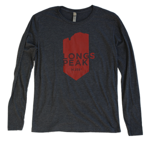 Longs Peak Shirt Woman's Long Sleeve Tri-Blend