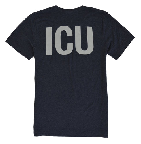 ICU Nurse Shirt RN - Midnight Navy