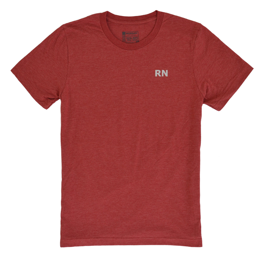 ICU Nurse Shirt RN - Canvas Red